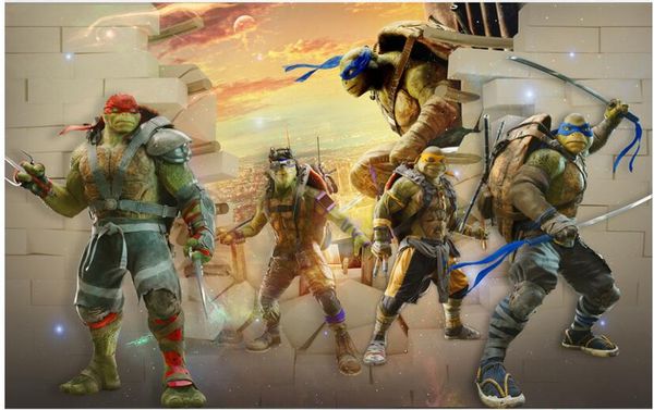 

wdbh 3d wallpaper custom p child cartoon hero character brick wall living room home decor 3d wall murals wallpaper for walls 3 d