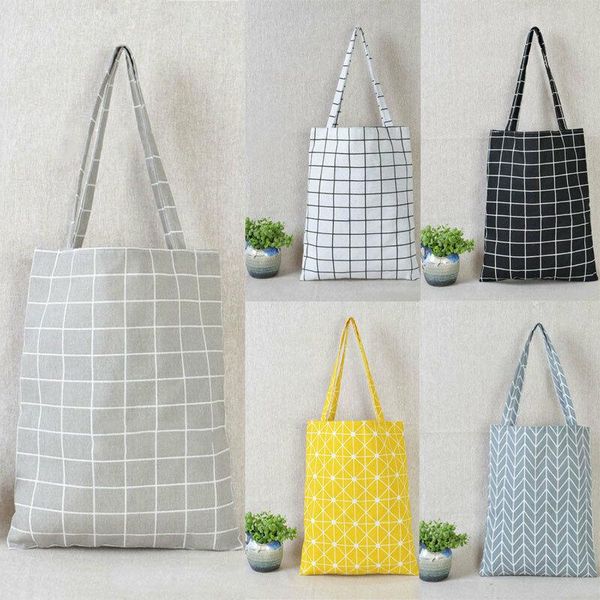 

женщины белье хлопок покупка плечо сумка холст кошелек сумка tote totes сумка