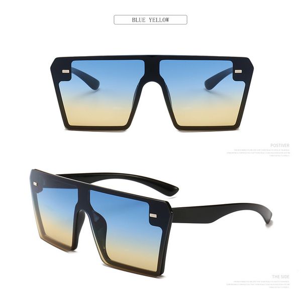 

new sunglasses square women's sunglasses women's glasses glasses plastic frame transparent lenses shadow fashion sun mirror, White;black