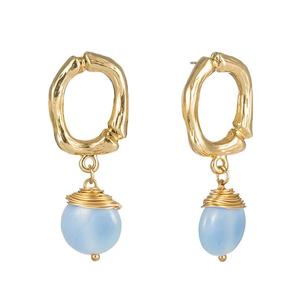 

natural geometry colour shell pearl earring luxury designer jewelry women letter earrings jewelry stud earing ne1136-2, Golden