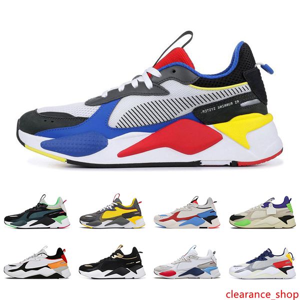 

new toys rs-x reinvention casual mens shoes trophy triple black bumblebee fuchsia purple men women tracks trainer sports sneakers 36-45