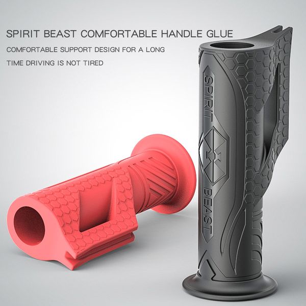 

spirit beast motorcycle accessories grip handle anti-skid universal handle cover rubber waterproof moto glue soft grip