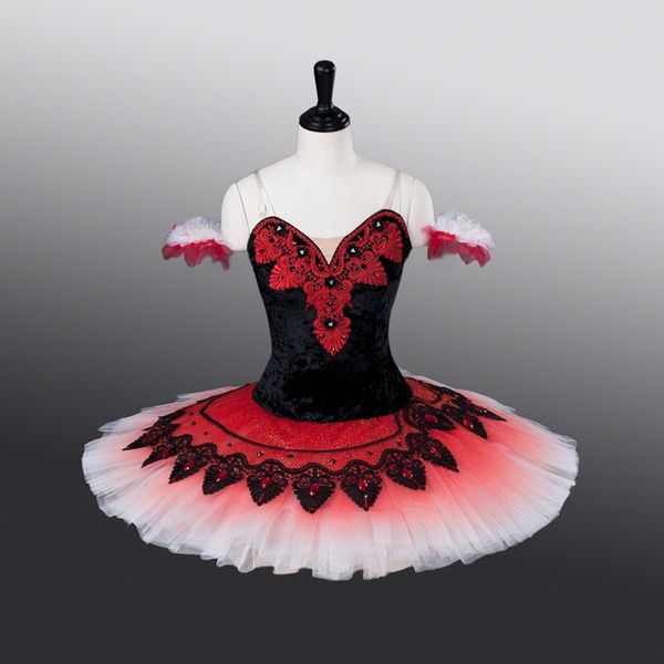 

don quixote performance stage wear girls elastic ballet tutus black&red&white tutu dress ats9009 custom made dance costumes, Black;brown
