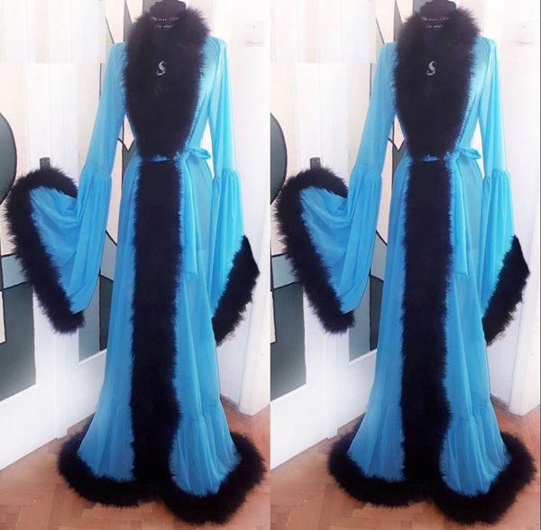 

синий вечерние платья 2020 вечерние платья feather формальное износ зимы с длинным рукавом ближний восток дубай платье партии халата де aben, Black;red