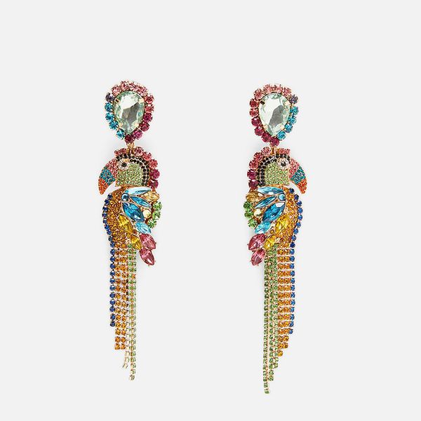 

jujia 2019 trendy design metal gold geometric irregular simulated pearl drop dangle earrings for women girls, Silver