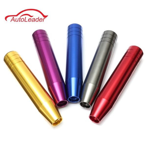 

universal car aluminum manual shifter lever gear shift knob m8 m10 m12 5-color