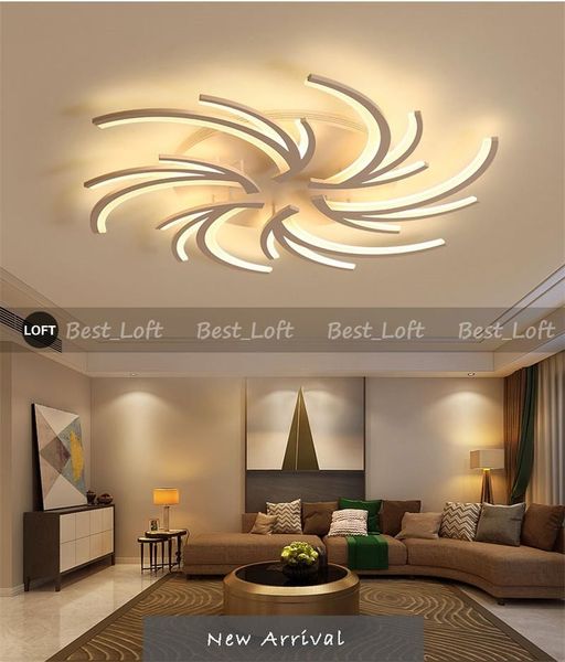 2019 Minimalist Creative Modern Led Ceiling Lights For Living Room Bedroom White Color Home Led Ceiling Lamp Luminaires Ac110v Ac220v From Best Loft