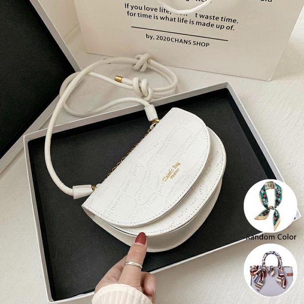 

summer bags small bags ladies 2020 popular new fashion messenger bag pu wild shoulder saddle bag women