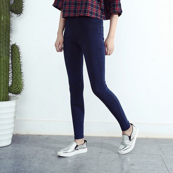 

женщины гетры вскользь тощий тонкий омывается jeggings тонкий высокий эластичный denim гетры карандаш брюки для женщин джинсы, Black