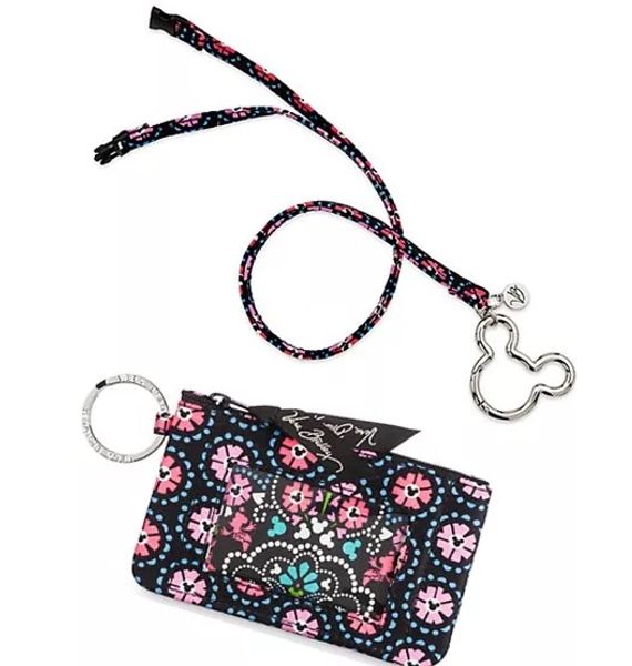 

Cartoon VB Lanyard with Zip ID Case Cotton Vintage Card Holders for Sale mouse Prints Card Holders with Zip Back to School Gifts
