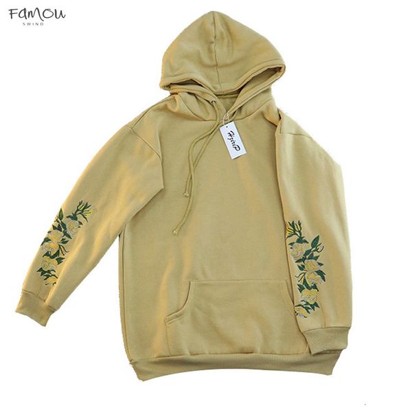 

Sweatshirt New Arrival Hooeded Women Elegant Floral Embroidery Long Sleeve Pullover High Quality Christmas Hoodies Drop Shipping