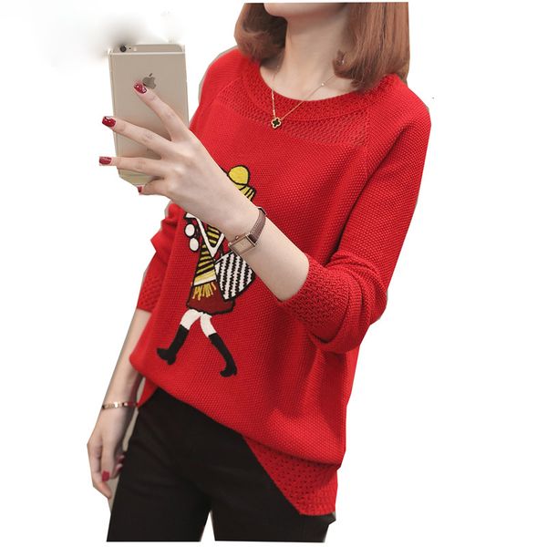 

women sweater womens sweaters fashion 2019 autumn winter for womens cashmere sweater thick loose warm knitted sweet pullovers sweaters, White;black