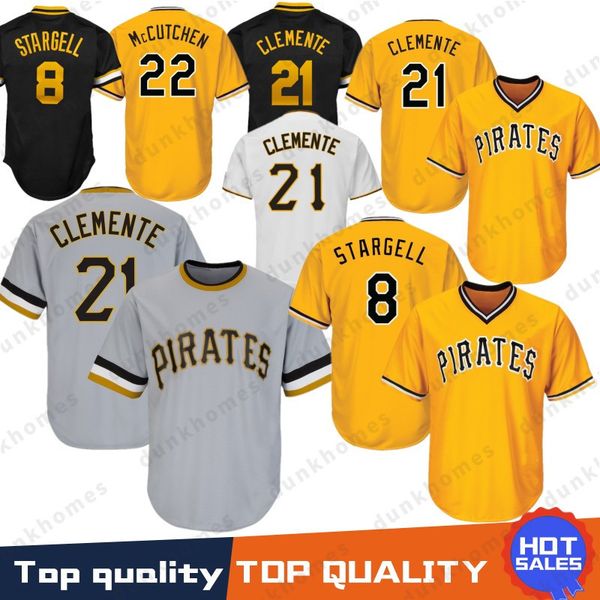 

Pittsburgh 21 Roberto Clemente Pirates Baseball Jersey 22 Andrew 29 Francisco Cervelli 27 Kent Tekulve 6 Marte 8 Stargell Majestic Top