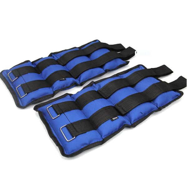 

ankle support adjustable leg weights sand bag straps wrist resistance bands for exercise fitness running, Blue;black