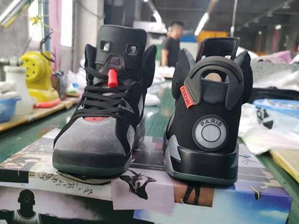 

Новые подлинные прибытия Париж 6 VI PSG Железный Серый Мужчины Баскетбольные кроссо