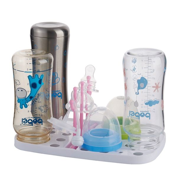 

mini baby detachable feeding bottle drying rack nipple shelf pacifier holder