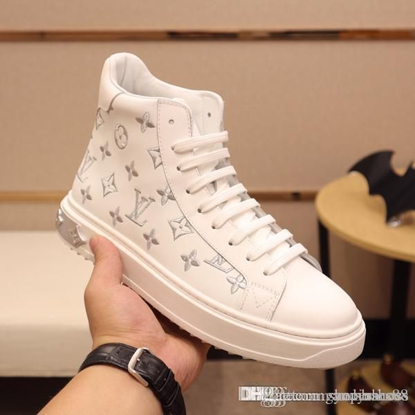 

new coach sports shoes boots men's fashion high-r sneakers men's sports leisure outdoor hiking shoes size 38-45, Black