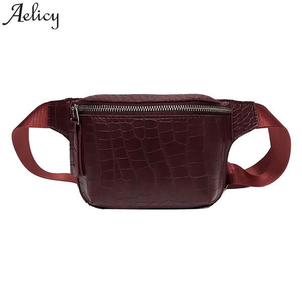 

aelicy chest bag women simple versatile girls chest bag leather waist bags for ladies drop ship 2019 monederos para mujer