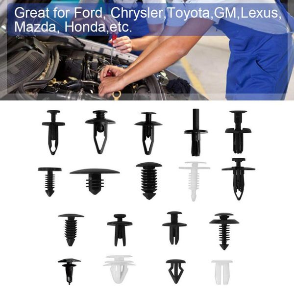

415pcs auto fastener car universal bumper fixed clamp push type clip for automobile series fastener
