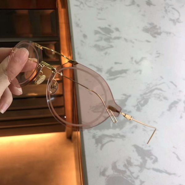 

gold/pink sunglasses chroma 3 sun glasses sonnenbrille rimless sunglasses gafas de sol glasses new with case, White;black