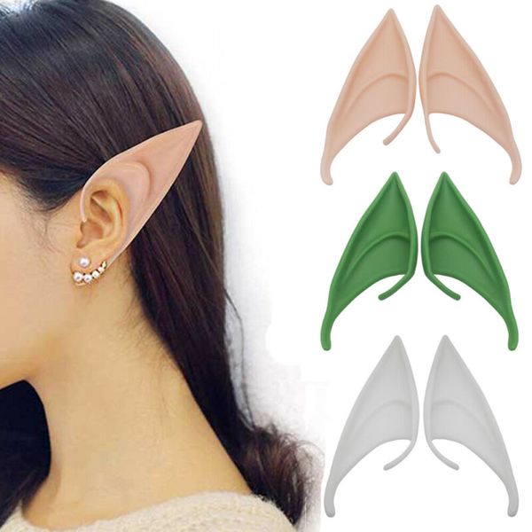 

new 2019 halloween party latex prosthetic elf fairy vampire costume ears cosplay