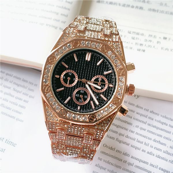 

2019 all giftroyal for mens watches work steel subdials wristwatches leisure watch relojes stainless quality men satches q lfhq, Slivery;brown