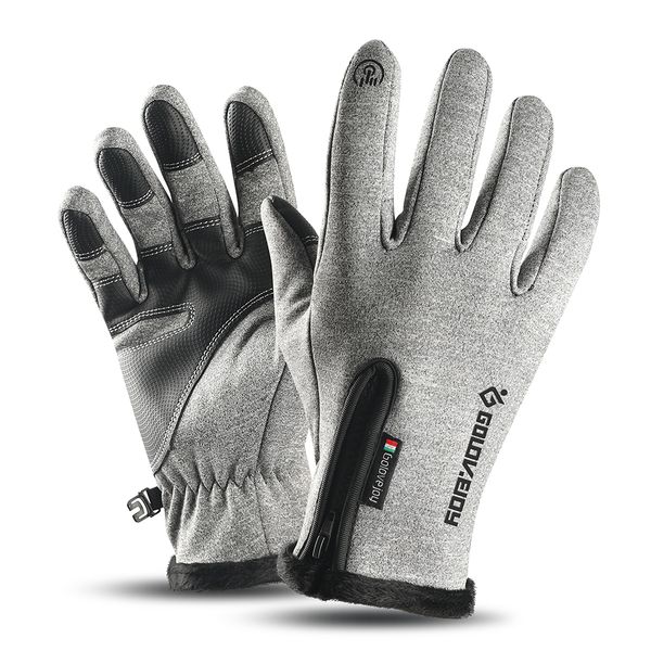 

thermal winter gloves touch-screen cycling gloves water repellent fleece warm climbing skiing motorcycling equipment