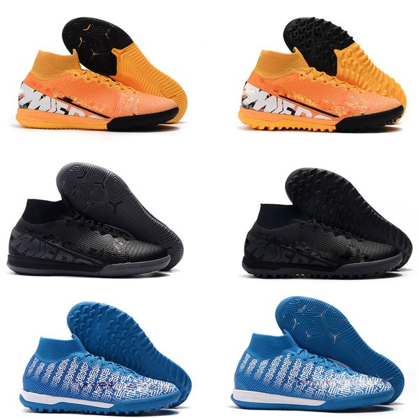 

durable mens soccer shoes neymar indoor soccer cleats mercurial superfly 7 vii 360 elite ic tf grass spike soccer shoes us6.5-11