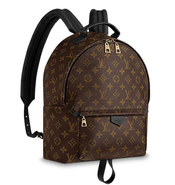 

Backpack palm pring backpack mm m41561 new 2018 women exotic leather bag iconic bag clutche evening chain wallet pur e