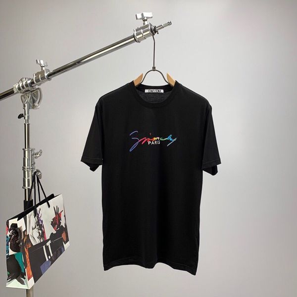 

Pari brand fa hion comfort de igner men t hirt women ca ual fa hion hort leeve t hirt embroidery letter print t hirt