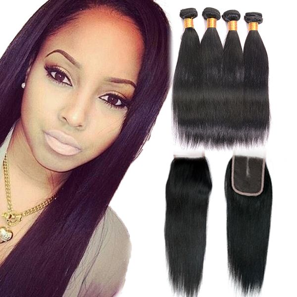 Brazilian Weave 4 Bundles Brazilian Straight Hair Human Hair