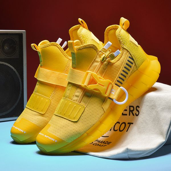 

мода кроссовки дышащего light повседневная обувь открытого мужской для мужчин покрытие damping вулканизированной обуви trend высокого качест, Black