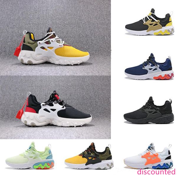 

mens chaussures react presto running shoes triple black designer sneakers women's trainer breathable sports shoes 36-45