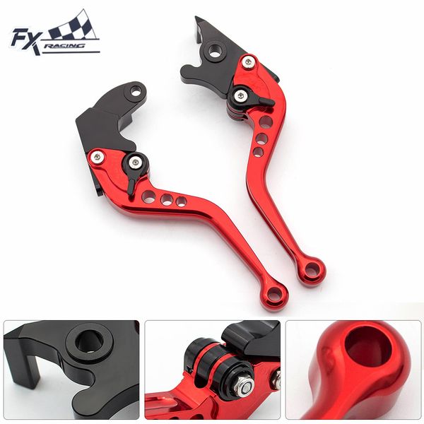 

fxcnc aluminum adjustable motorcycles brake clutch lever for benelli tnt 125 135 tnt125 tnt135 2016 - 2017 brake clutch levers