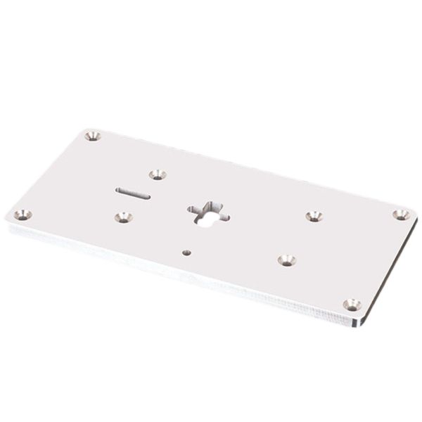 

aluminum plunge router table insert plate small size multifuctional household for electric curve saw woodworking tool