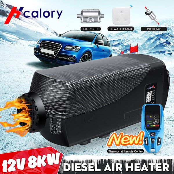 

12v 8kw diesels air parking heater air heating lcd switch with &new remote for trucks boats bus car trailer heater