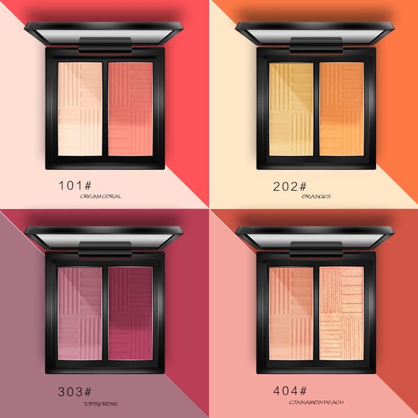 

forbidden city style two-tone blush waterproof brighten skin color long lasting blush pressed