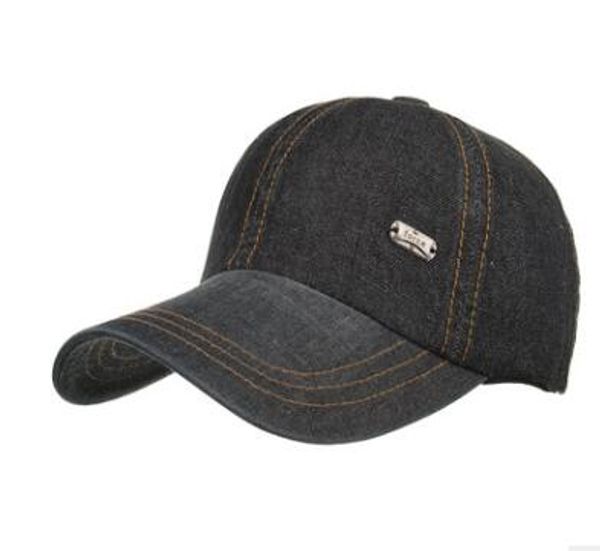 

snapback caps baseball snapback hats denim jean team sports outdoor spring summer autumn season solid color cotton hat for women, Blue;gray