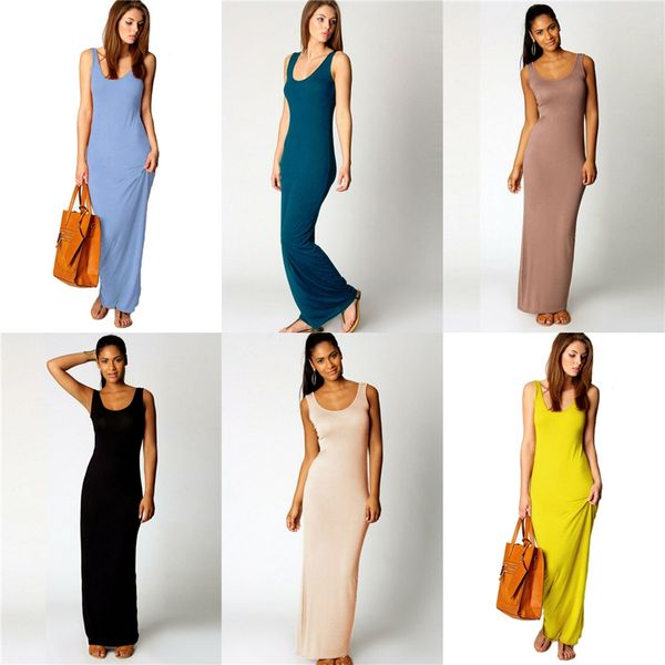 

womens dresses designer contrast color dresses scoop neck sleeveless casual dresses womens clothing fashion multi colors #930, Black;gray