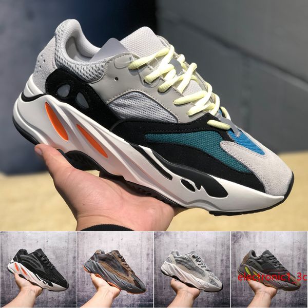

mens kanye west 700 mauve wave runner running shoes women athletic 700s sports running designer sneakers shoes 36-45