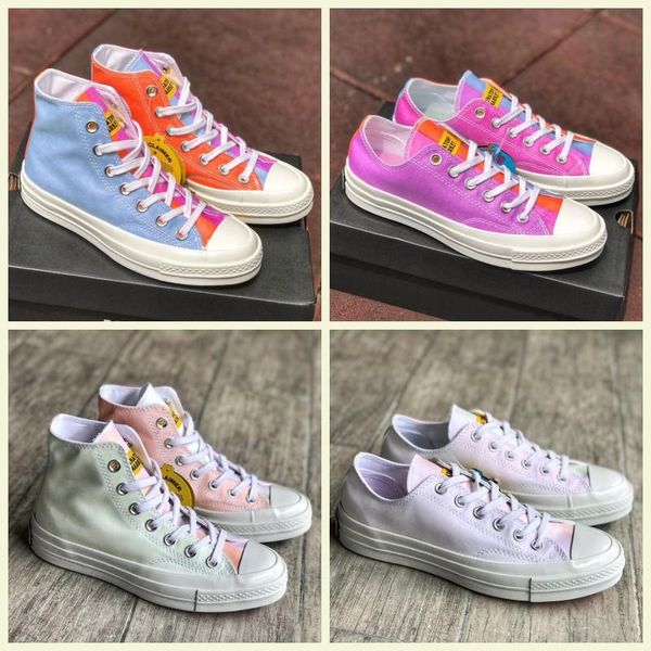 

chinatown market chuck 70 canvas shoes mens womens low light change uv discoloration 70s casual trainers designer skateboard sneakers