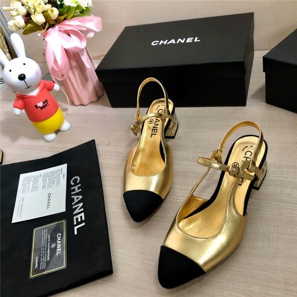 

women's fashionshoes fashion single shoes catwalk color-blocking hollow thick heel toe sandals leather women's shoes sweet casual, Black