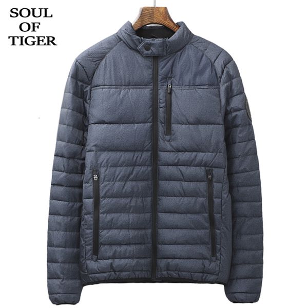 

soul of tiger new winter 2019 korean fashion mens warm casual parkas male vintage thick coats oversized cotton padded clothing, Black