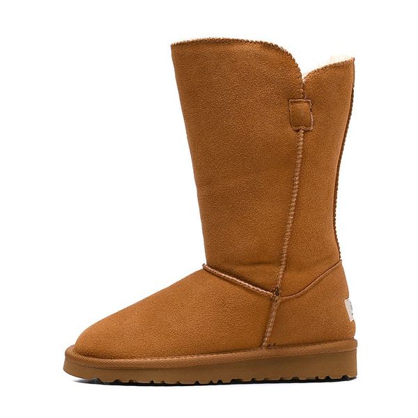 

snow winter leather women australia classic kneel half boots ankle over the knee booties black grey chestnut navy blue red womens girl shoes