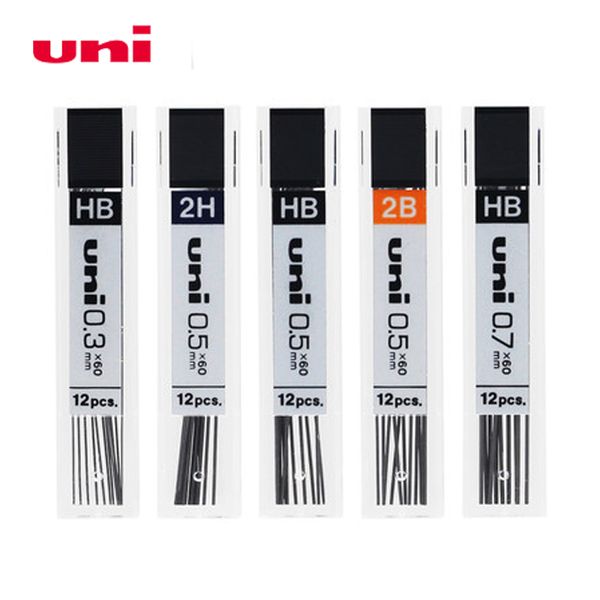 

made in japan mitsubishi uni ul-1403|1405|1407 mechanical pencil lead 0.3|0.5|0.7mm, Blue;orange