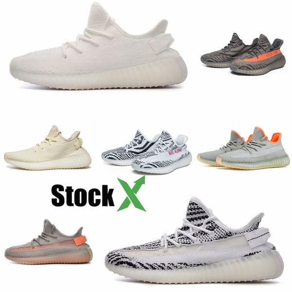 

cinder kanye west running shoes earth marsh desert sage cloud white static reflective sneakers s sports size 35-45 #qa526