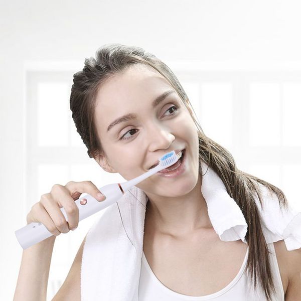 

rechargeable sonic electric toothbrush with replacement heads usb electronic toothbrushes oral hygiene brush teeth
