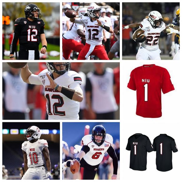 

northern illinois huskies jerseys leif engstrand jersey ezekiel gueths isaac hawn j.j. lippe benn olson football jerseys custom stitched, Black