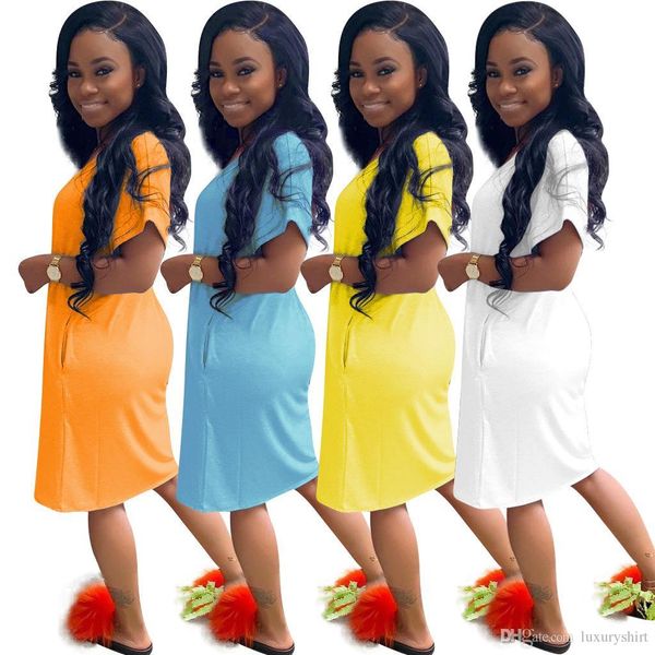 

women v-neck mini dresses short sleeve night club dress candy color causal cool beach dress, Black;gray