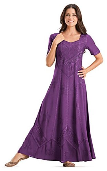 

holyclothing alexis empire waist renaissance gothic embroidered dress, Black;gray